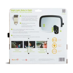 Night Light In-Sight Pivot Car Back Seat Mirror