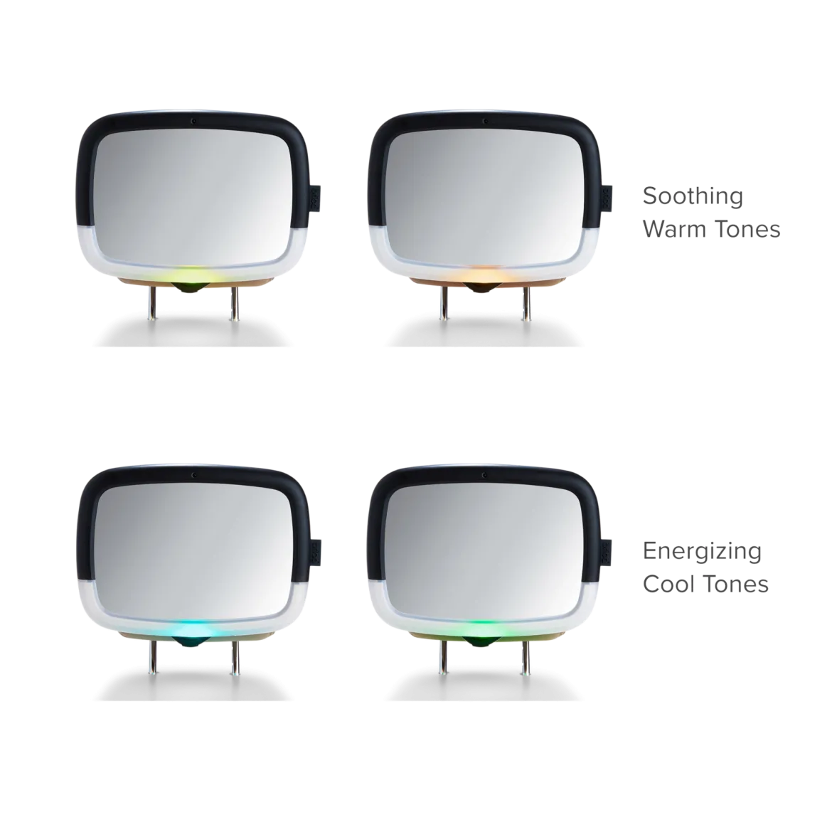 Night Light In-Sight Pivot Car Back Seat Mirror