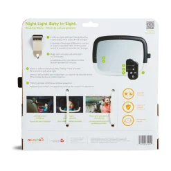 Night Light In-Sight Pivot Car Back Seat Mirror