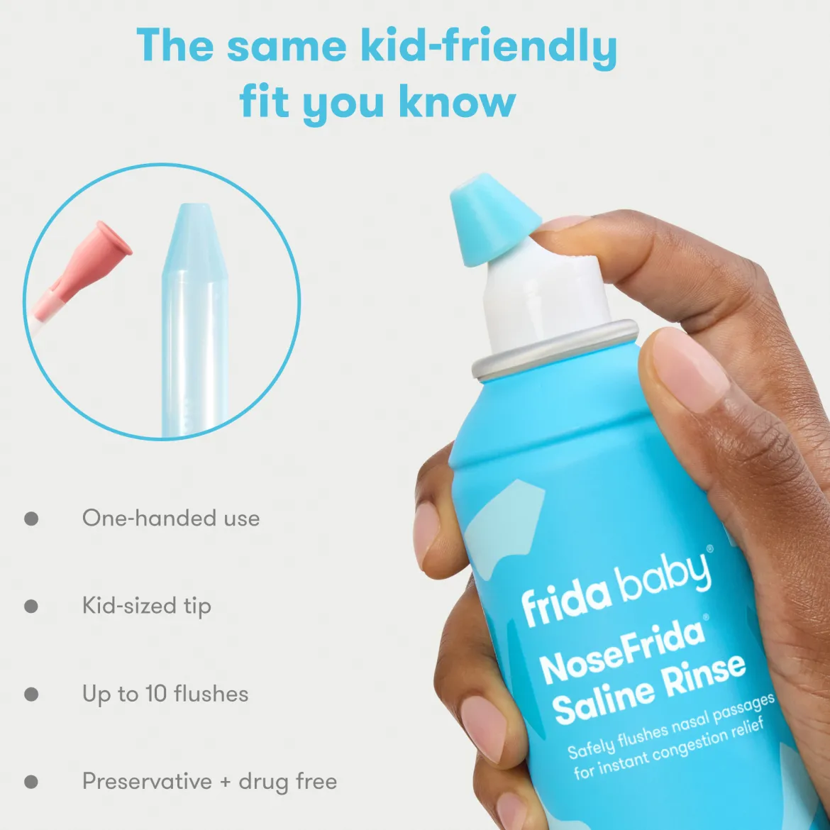 NoseFrida Saline Rinse