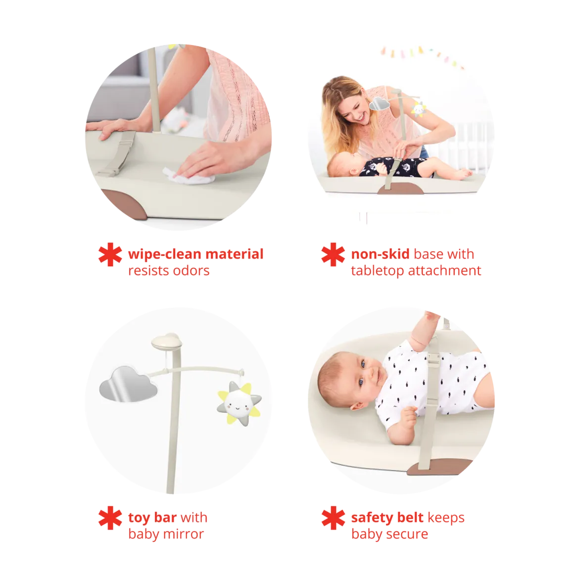 Nursery Style Wipe-Clean Changing Pad
