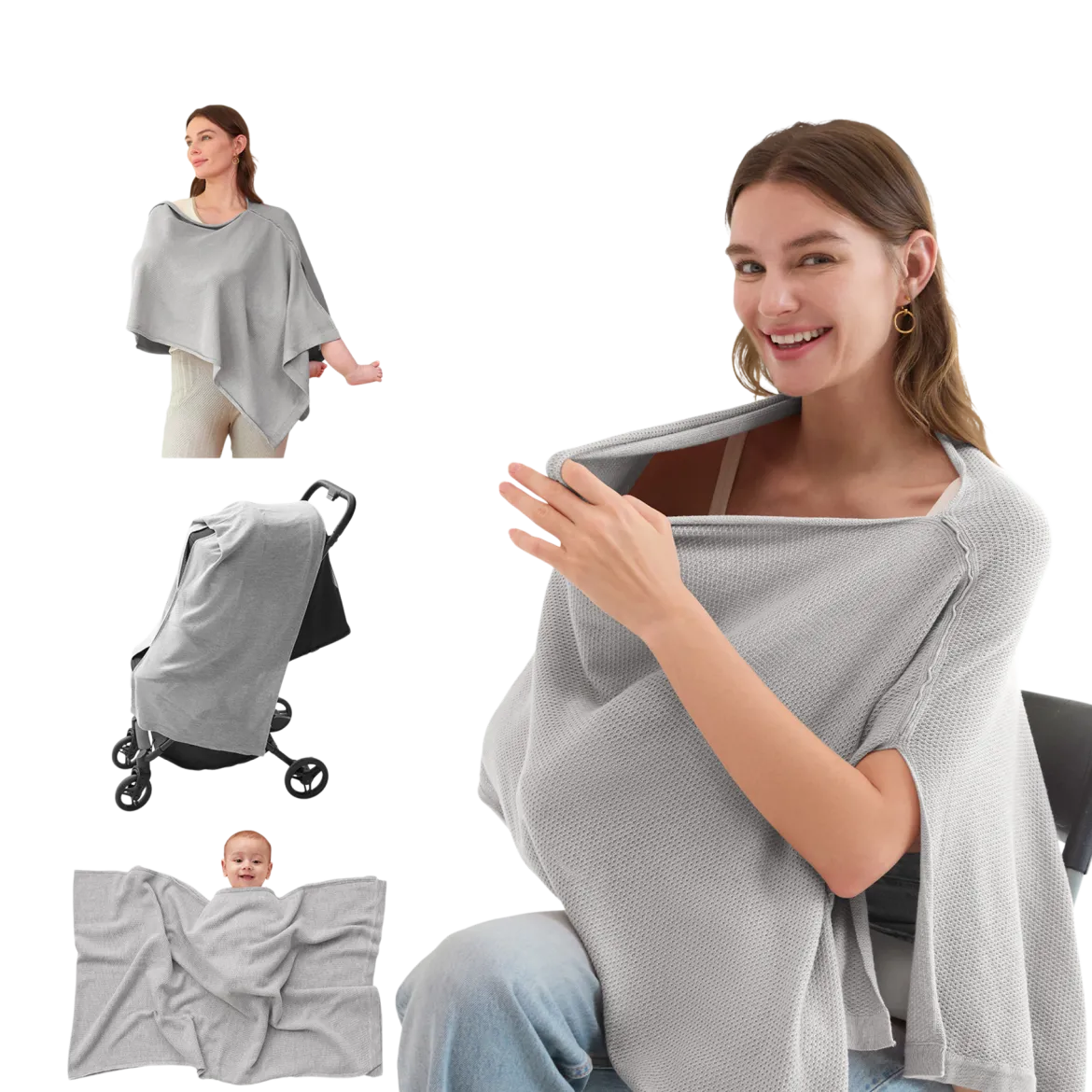 Nursing Cover - Muti-Use Privacy Poncho