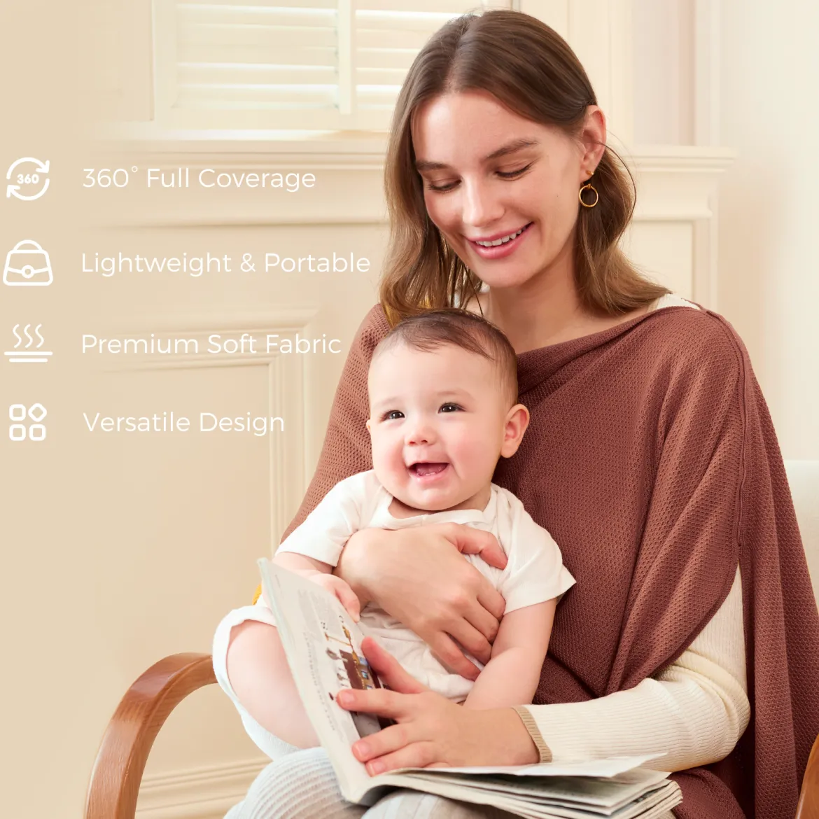 Nursing Cover - Muti-Use Privacy Poncho