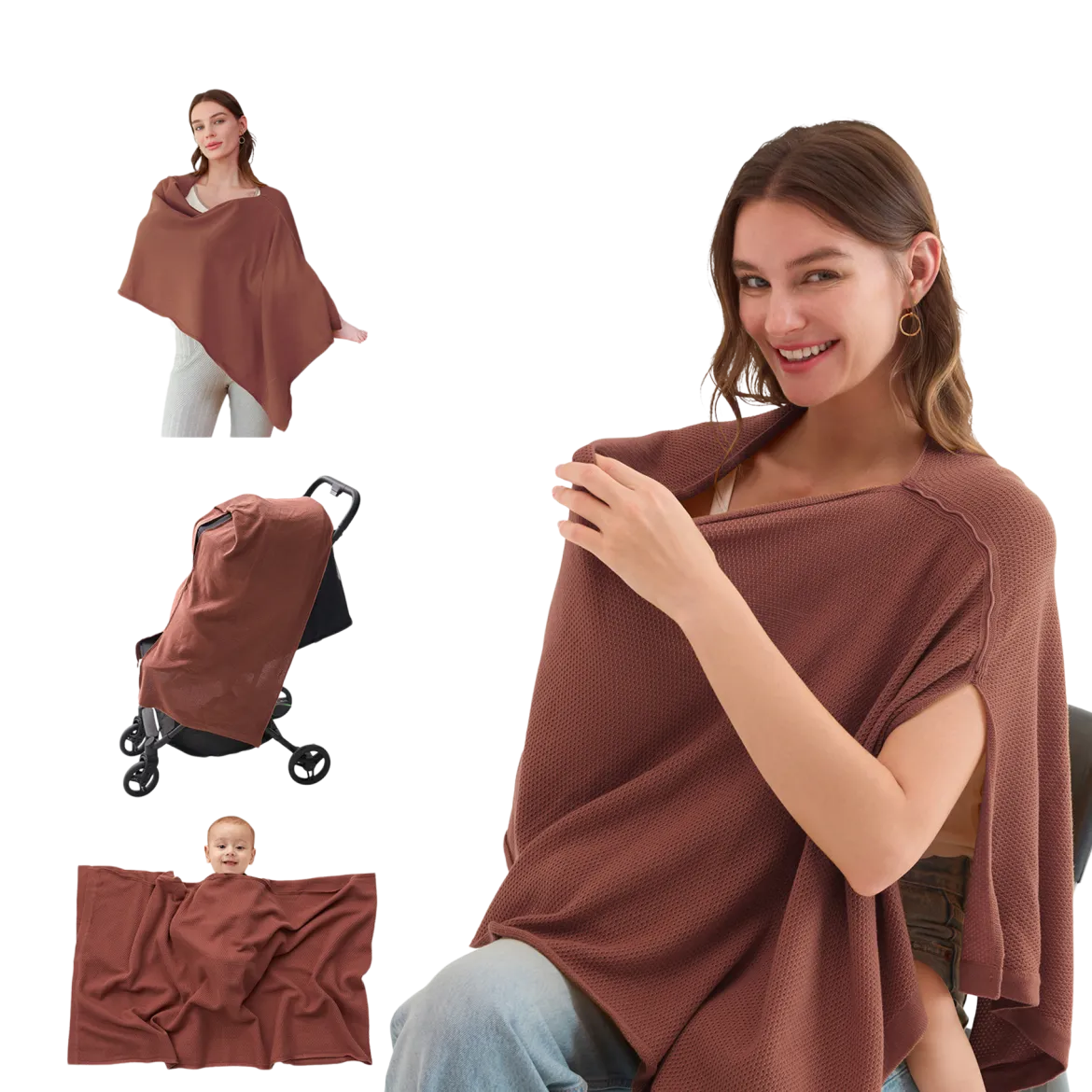 Nursing Cover - Muti-Use Privacy Poncho