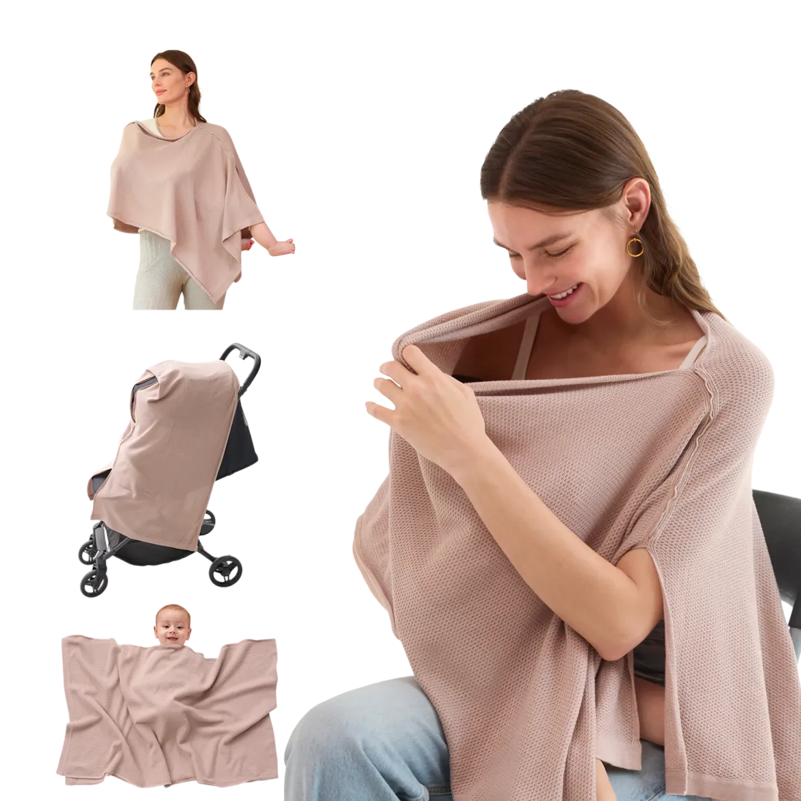 Nursing Cover - Muti-Use Privacy Poncho