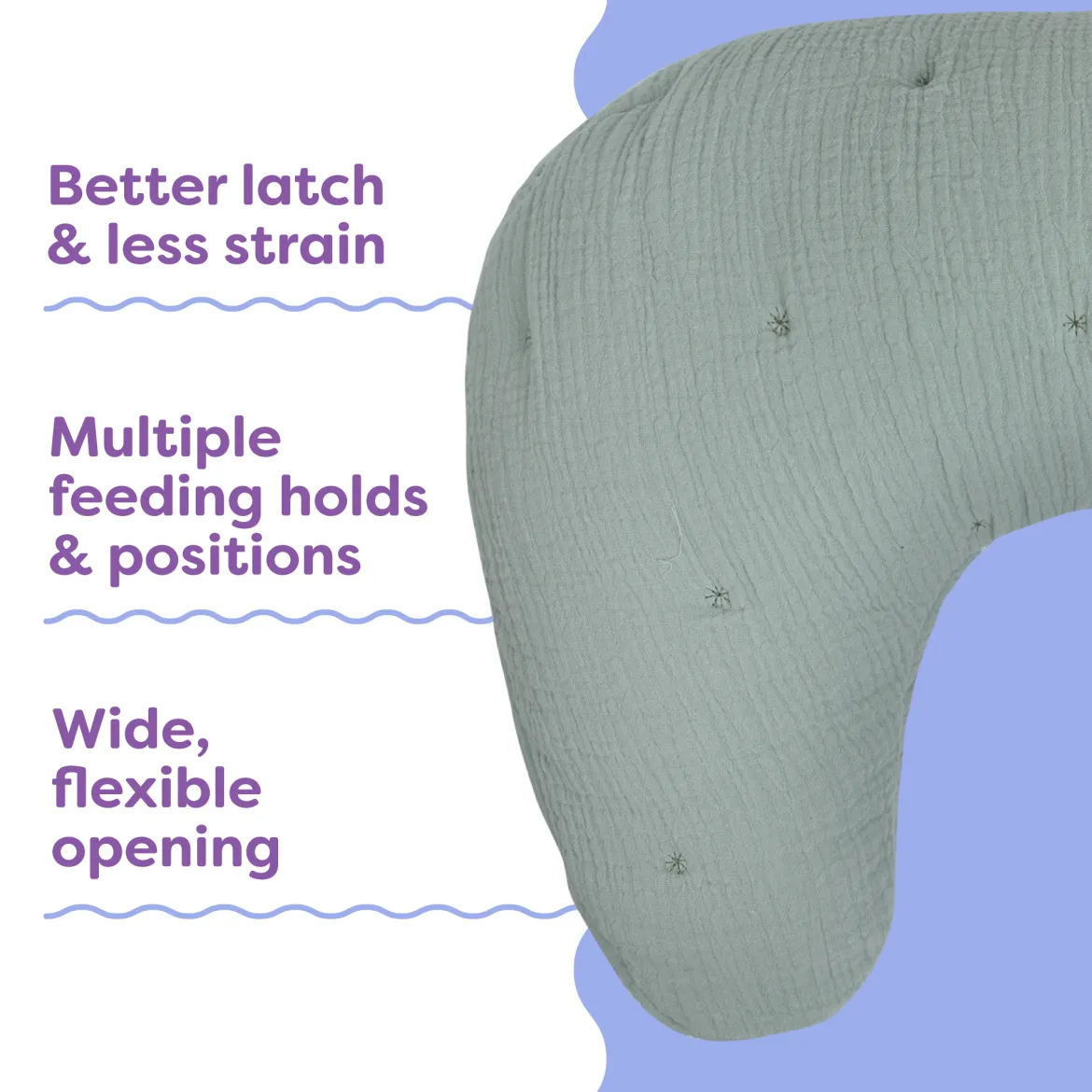 Nursing Pillow Luxe Muslin