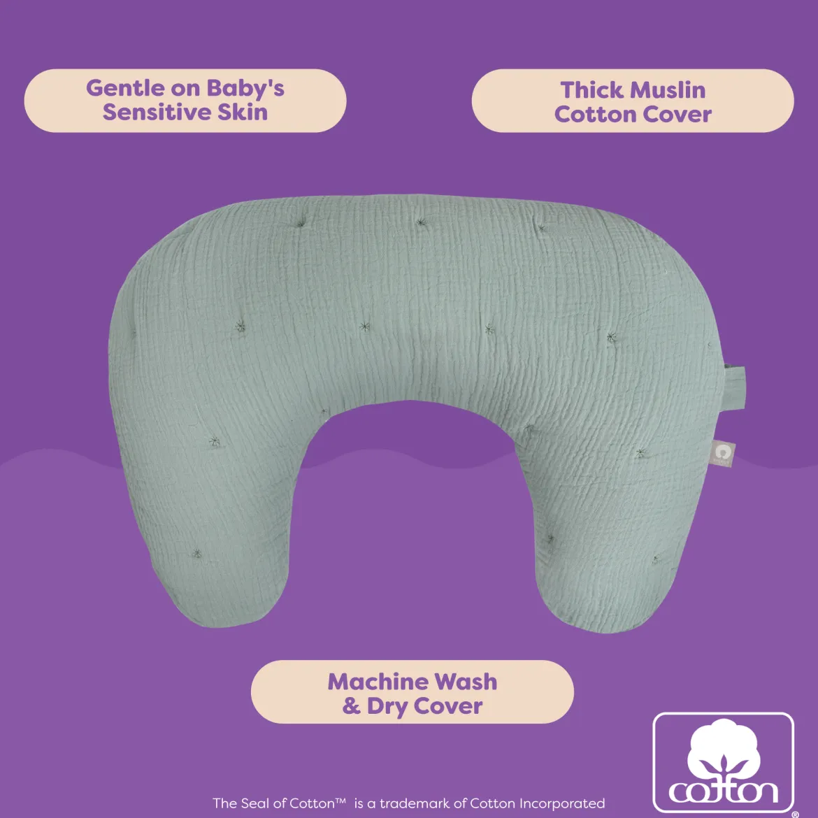Nursing Pillow Luxe Muslin