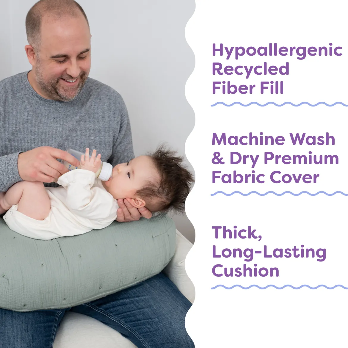 Nursing Pillow Luxe Muslin