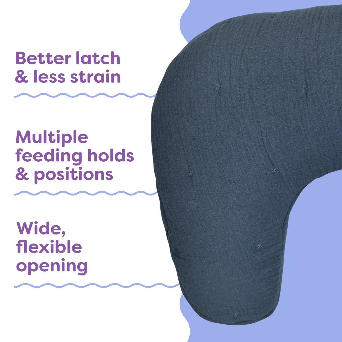 Nursing Pillow Luxe Muslin