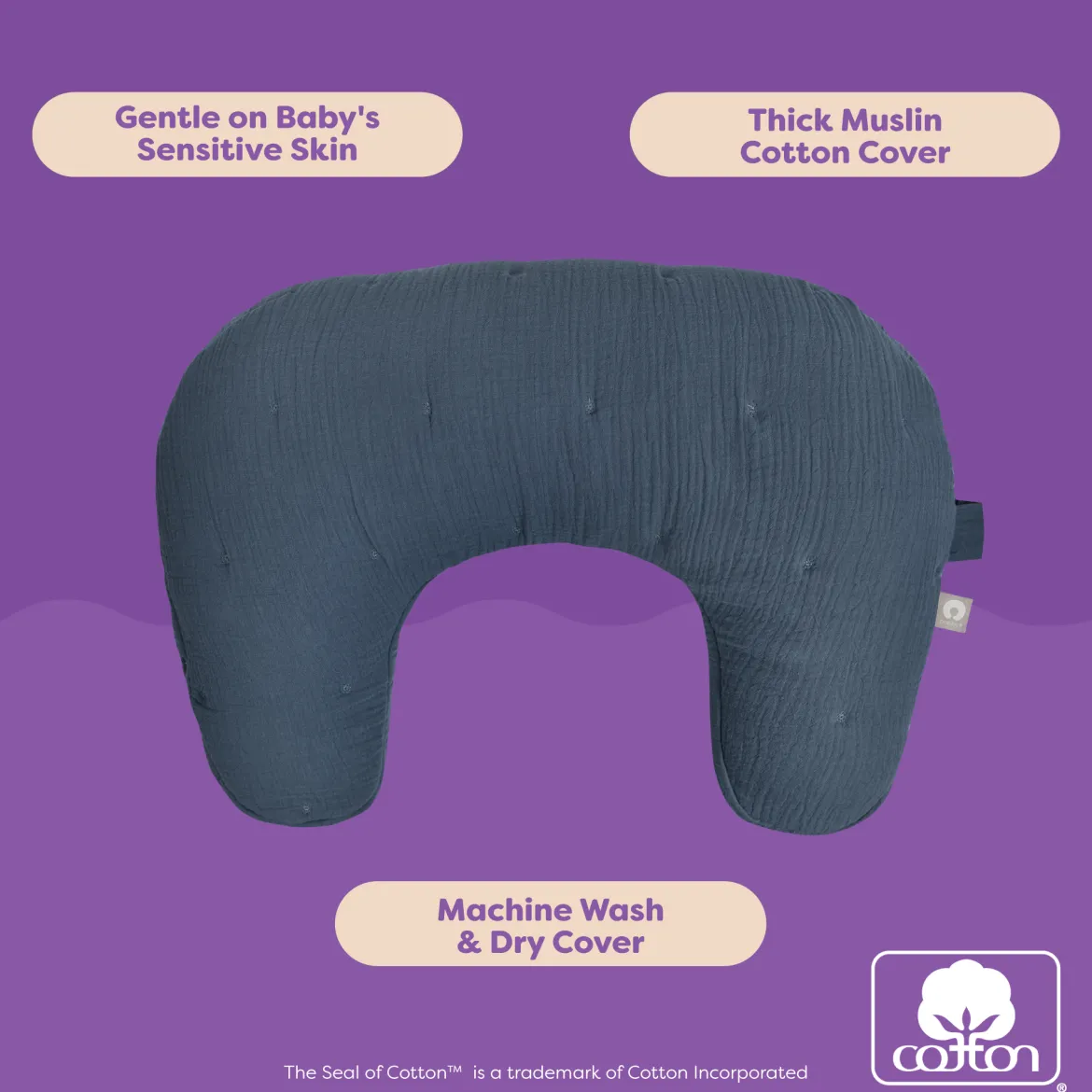 Nursing Pillow Luxe Muslin