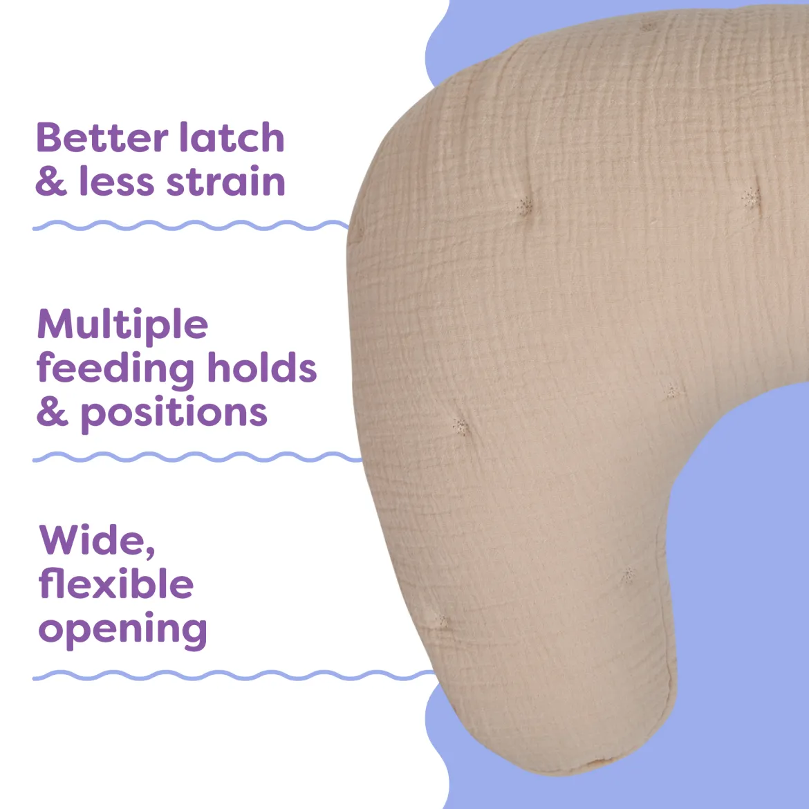 Nursing Pillow Luxe Muslin