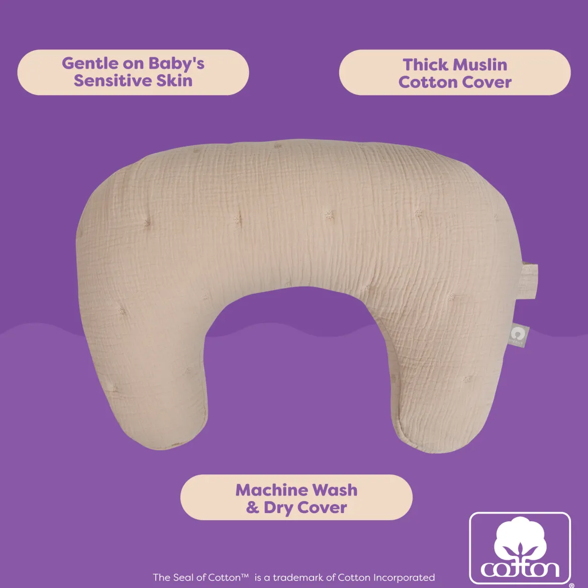 Nursing Pillow Luxe Muslin