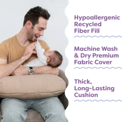 Nursing Pillow Luxe Muslin