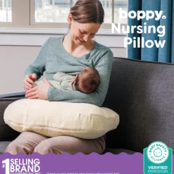 Nursing Pillow with Luxe Fabric Cover