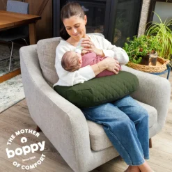 Nursing Pillow with Luxe Fabric Cover