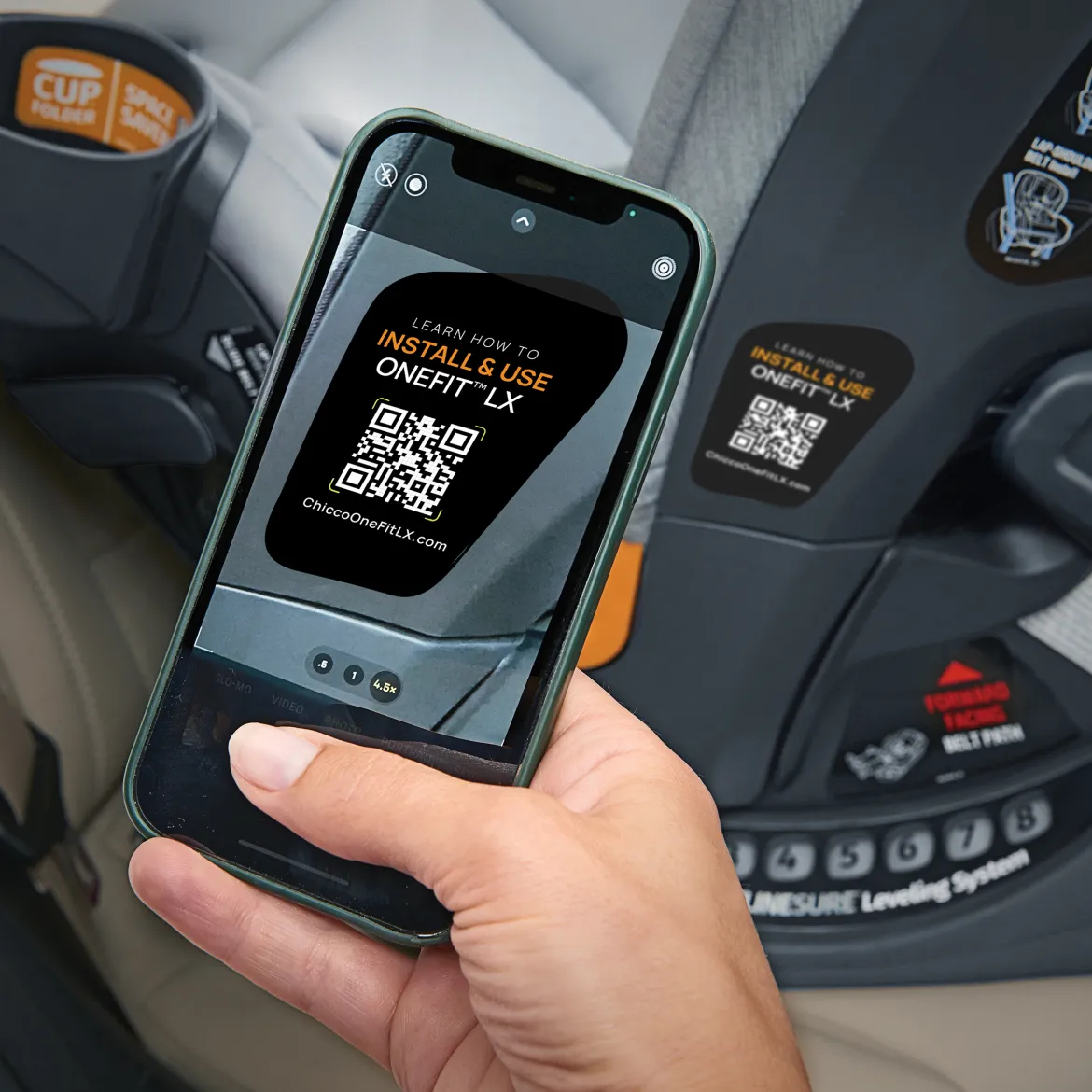 OneFit LX ClearTex All-in-One Car Seat