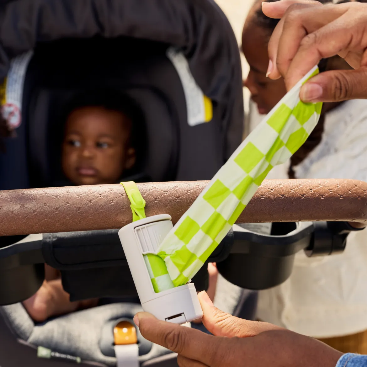 On-the-Go Diaper Bag Dispenser with Refills Bundle