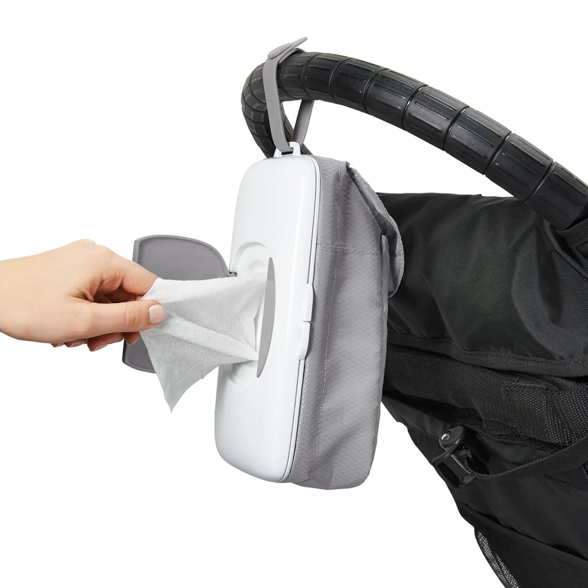 On-the-Go Wipes Dispenser with Diaper Pouch