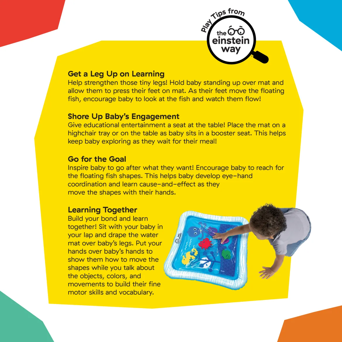 Opus's Ocean of Discovery Water Play Mat Sensory Toy