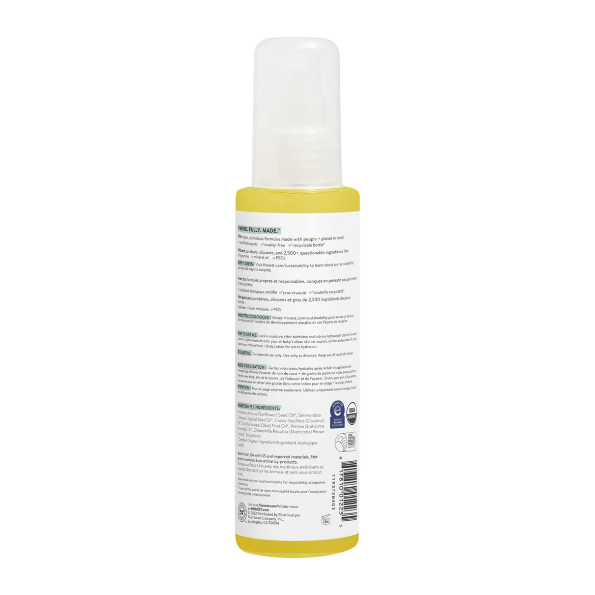 Organic Body Oil
