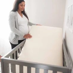 Organic Breathable Innerspring 2-Stage Baby Crib & Toddler Mattress
