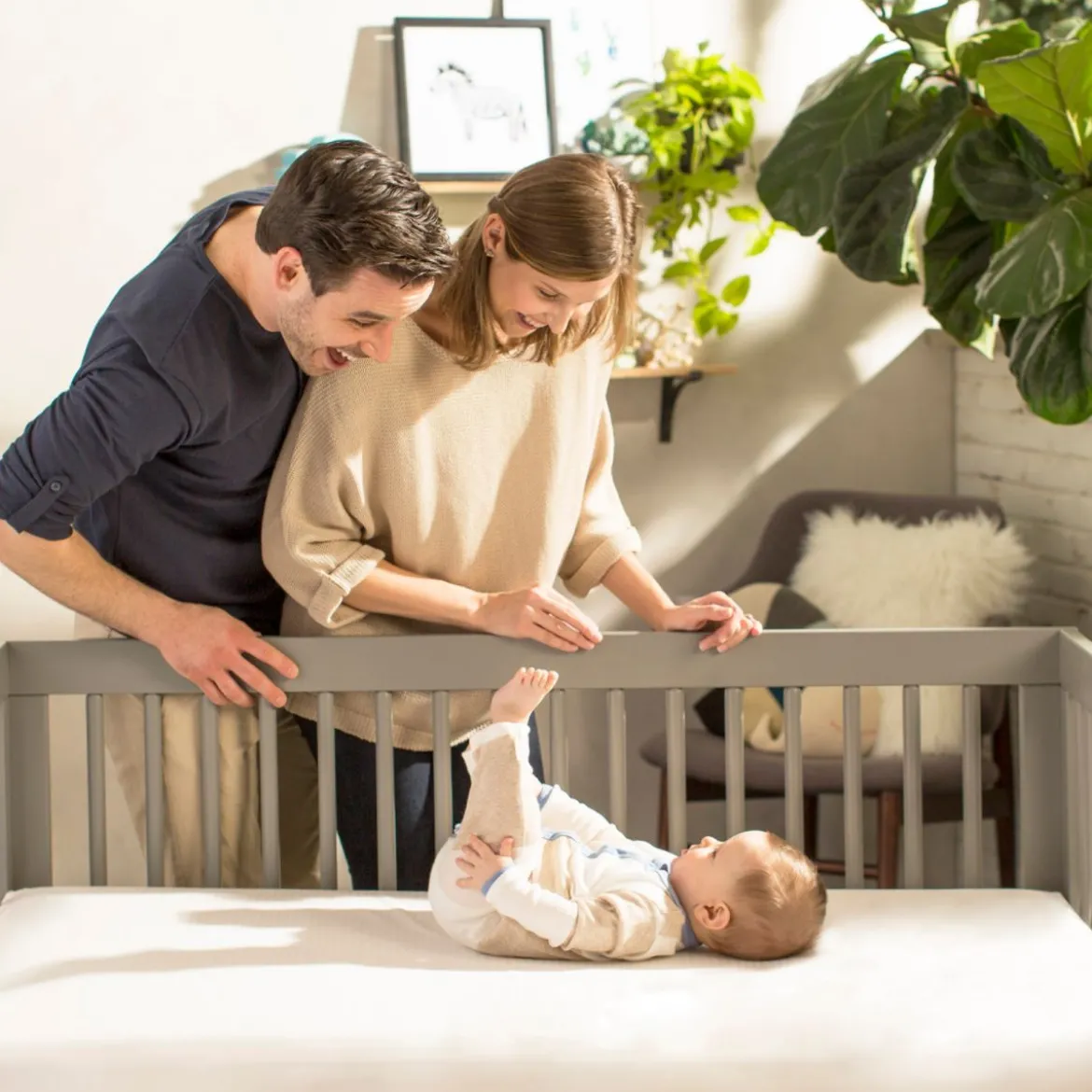 Organic Classic Lightweight 2-Stage Baby Crib & Toddler Mattress