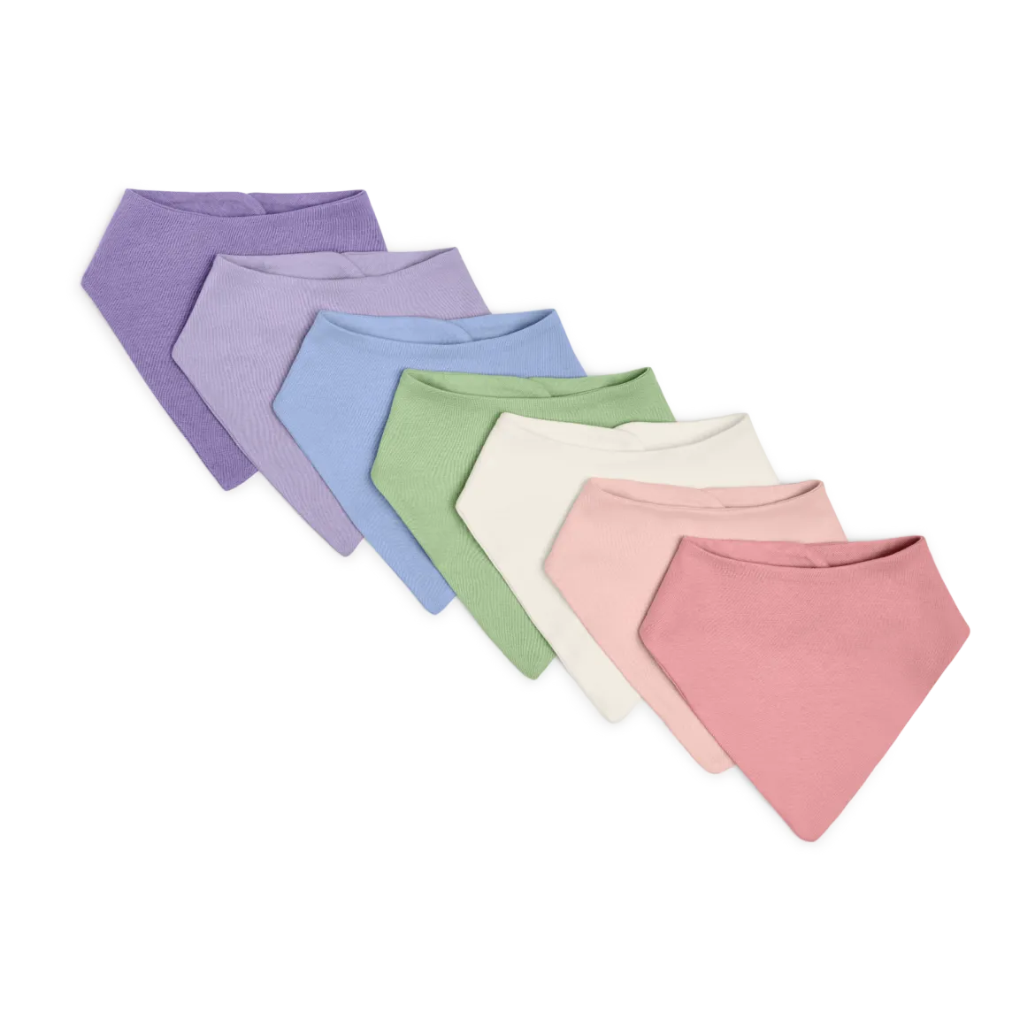 Organic Cotton Bandana Bib (7 Pack)