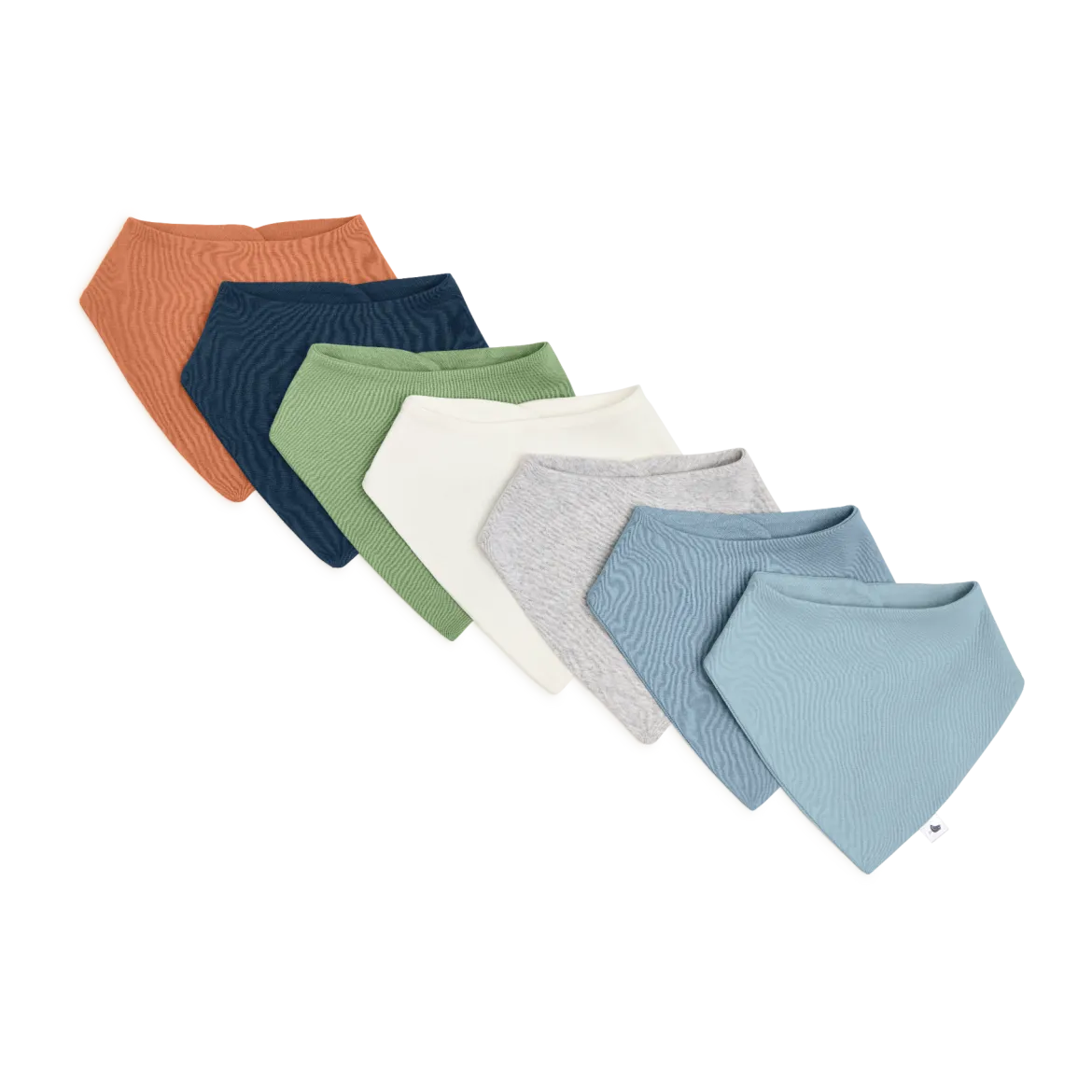 Organic Cotton Bandana Bib (7 Pack)