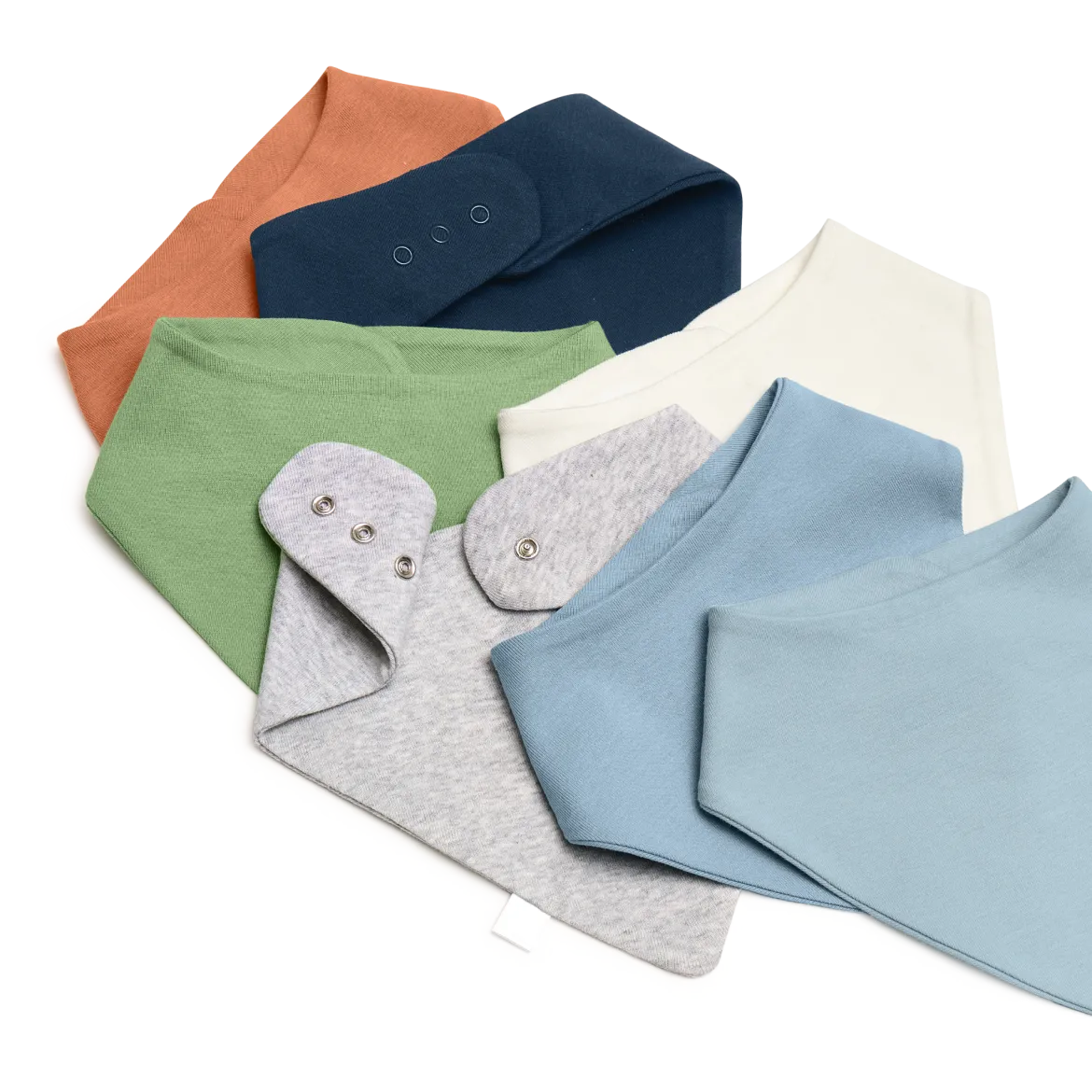 Organic Cotton Bandana Bib (7 Pack)