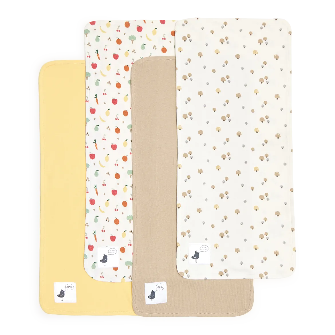 Organic Cotton Burp Cloth (4 Pack)