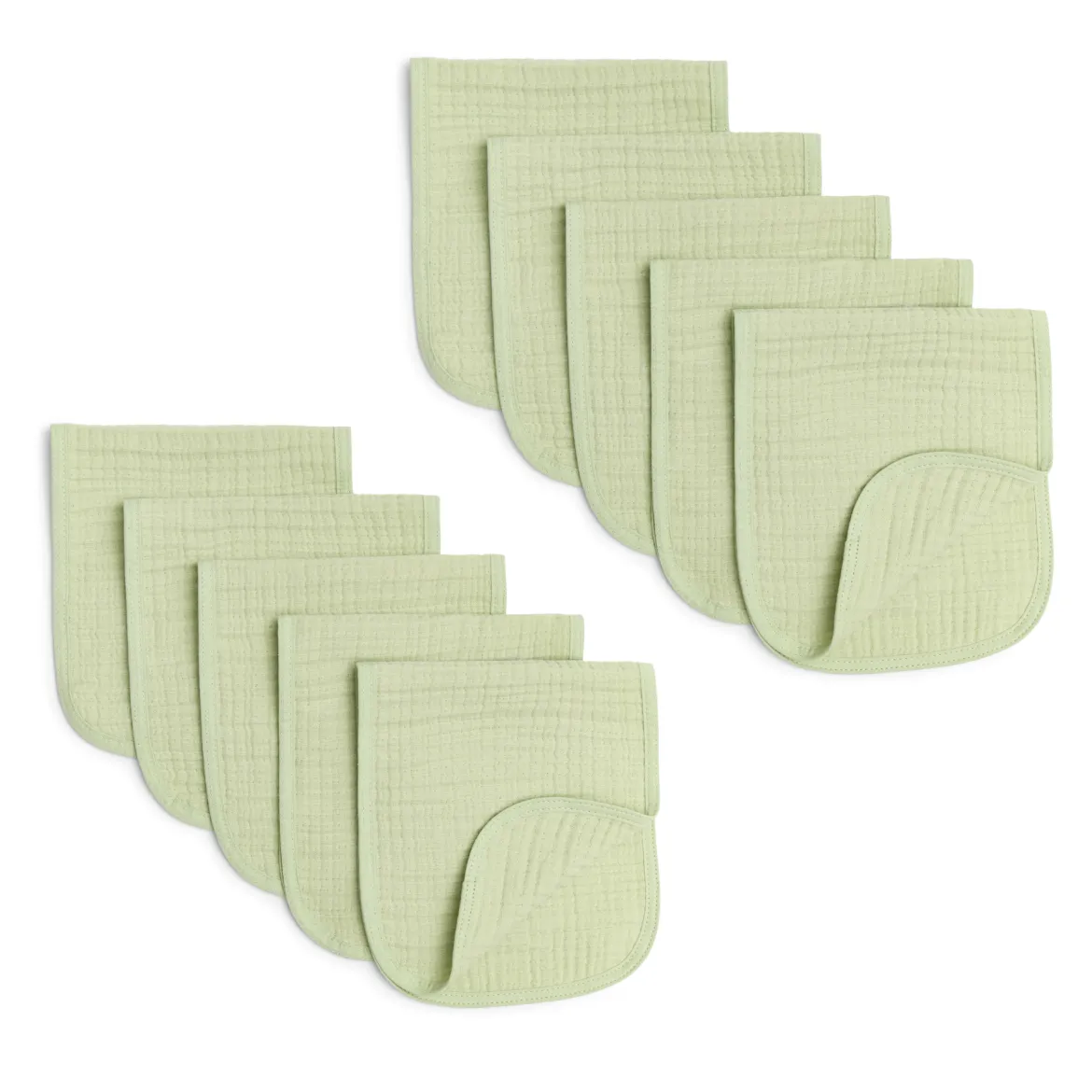 Organic Cotton Burp Cloths Multipack