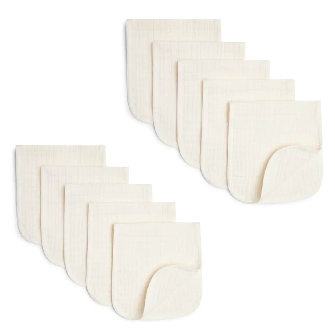 Organic Cotton Burp Cloths Multipack