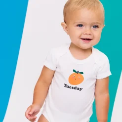 Organic Cotton Days Of The Week Bodysuit (7 Pack)