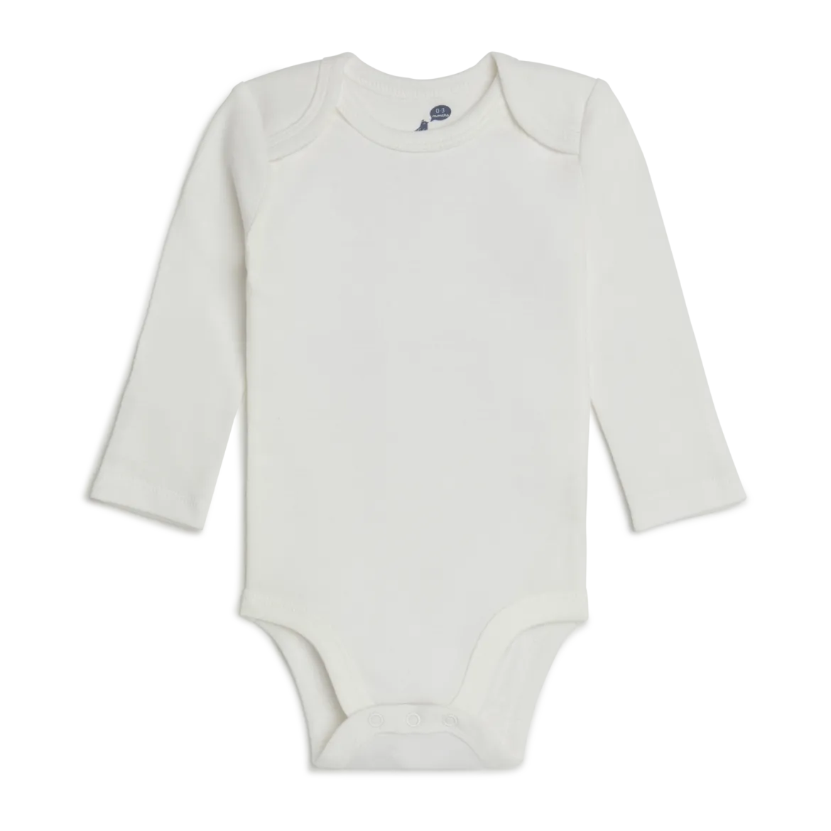 Organic Cotton Long-Sleeve Solid Bodysuits (5 Pack)