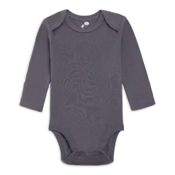 Organic Cotton Long-Sleeve Solid Bodysuits (5 Pack)