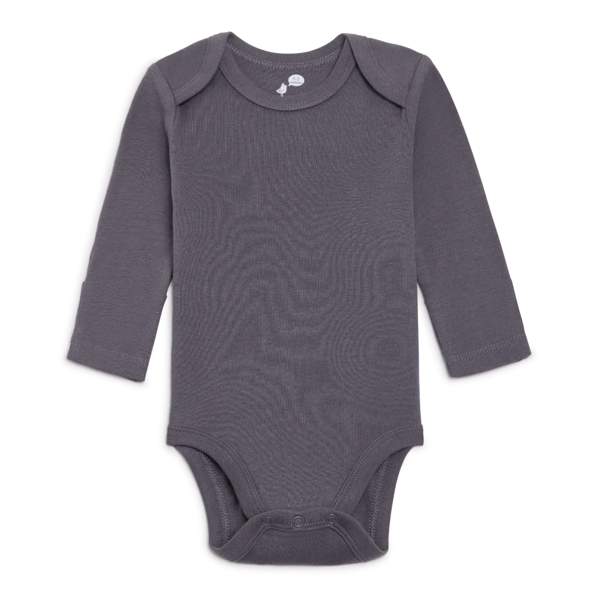 Organic Cotton Long-Sleeve Solid Bodysuits (5 Pack)