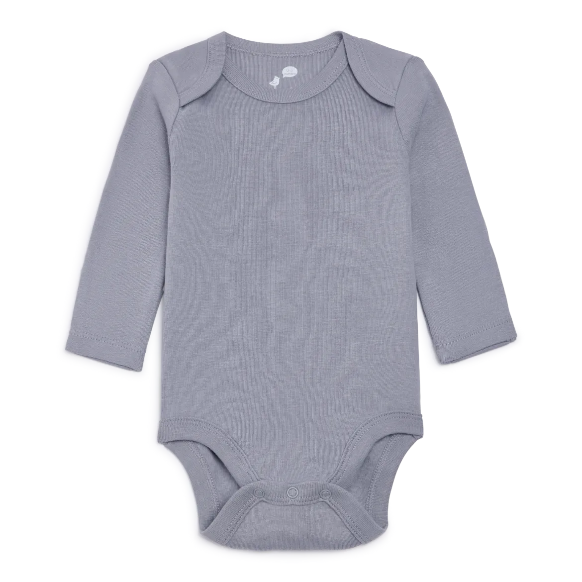 Organic Cotton Long-Sleeve Solid Bodysuits (5 Pack)