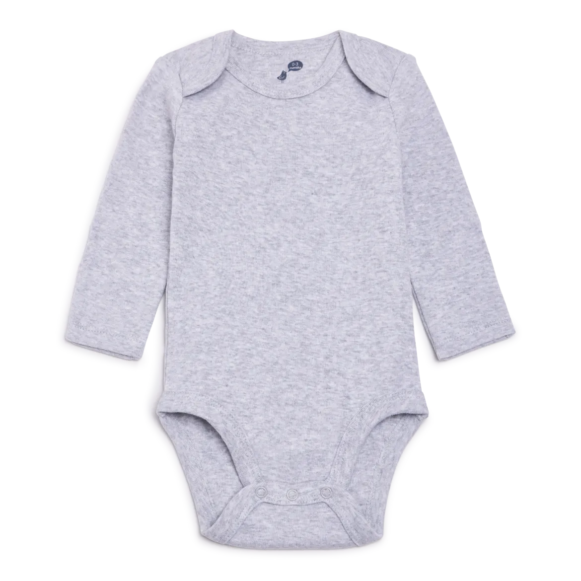 Organic Cotton Long-Sleeve Solid Bodysuits (5 Pack)