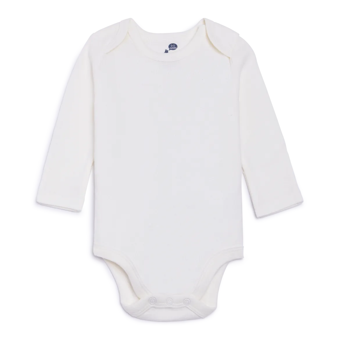 Organic Cotton Long-Sleeve Solid Bodysuits (5 Pack)
