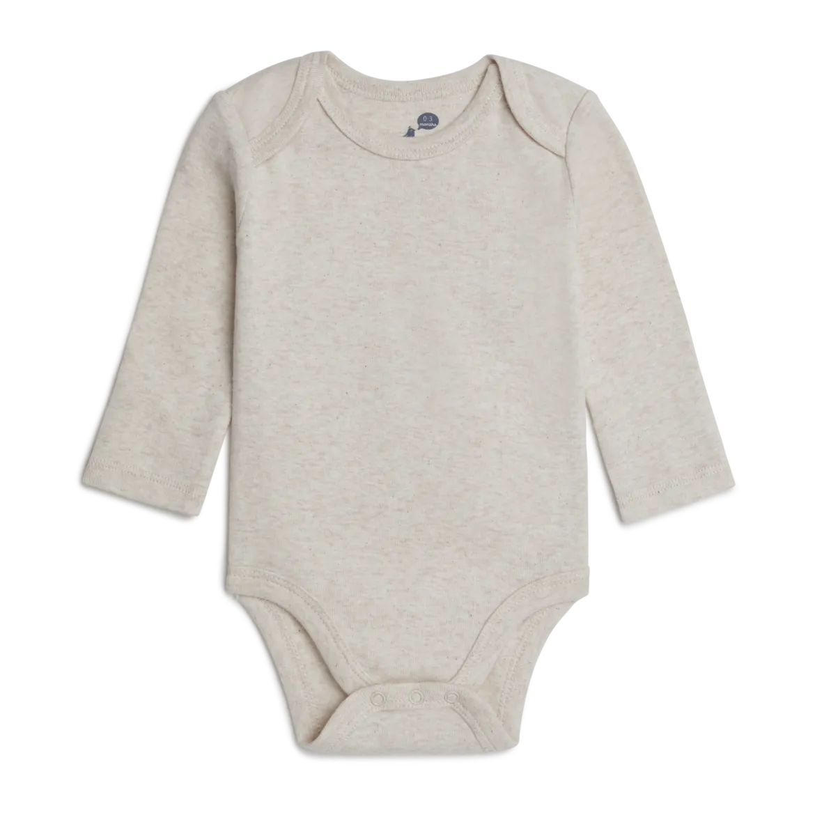 Organic Cotton Long-Sleeve Solid Bodysuits (5 Pack)