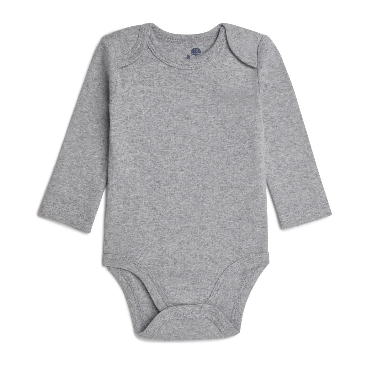 Organic Cotton Long-Sleeve Solid Bodysuits (5 Pack)