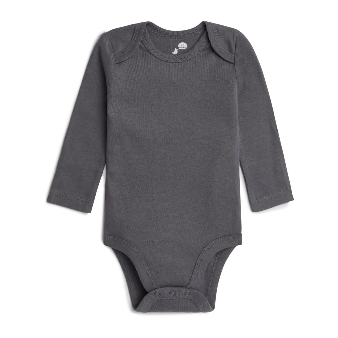 Organic Cotton Long-Sleeve Solid Bodysuits (5 Pack)