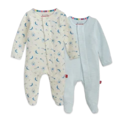 Organic Cotton Magnetic Footie 2 Pack Bundle