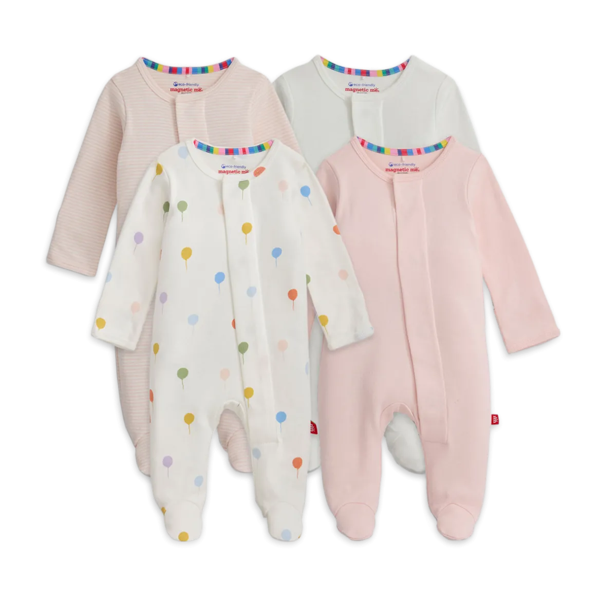 Organic Cotton Magnetic Footie (4 Pack)