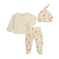 Organic Cotton Magnetic Wrap 3-Piece Set