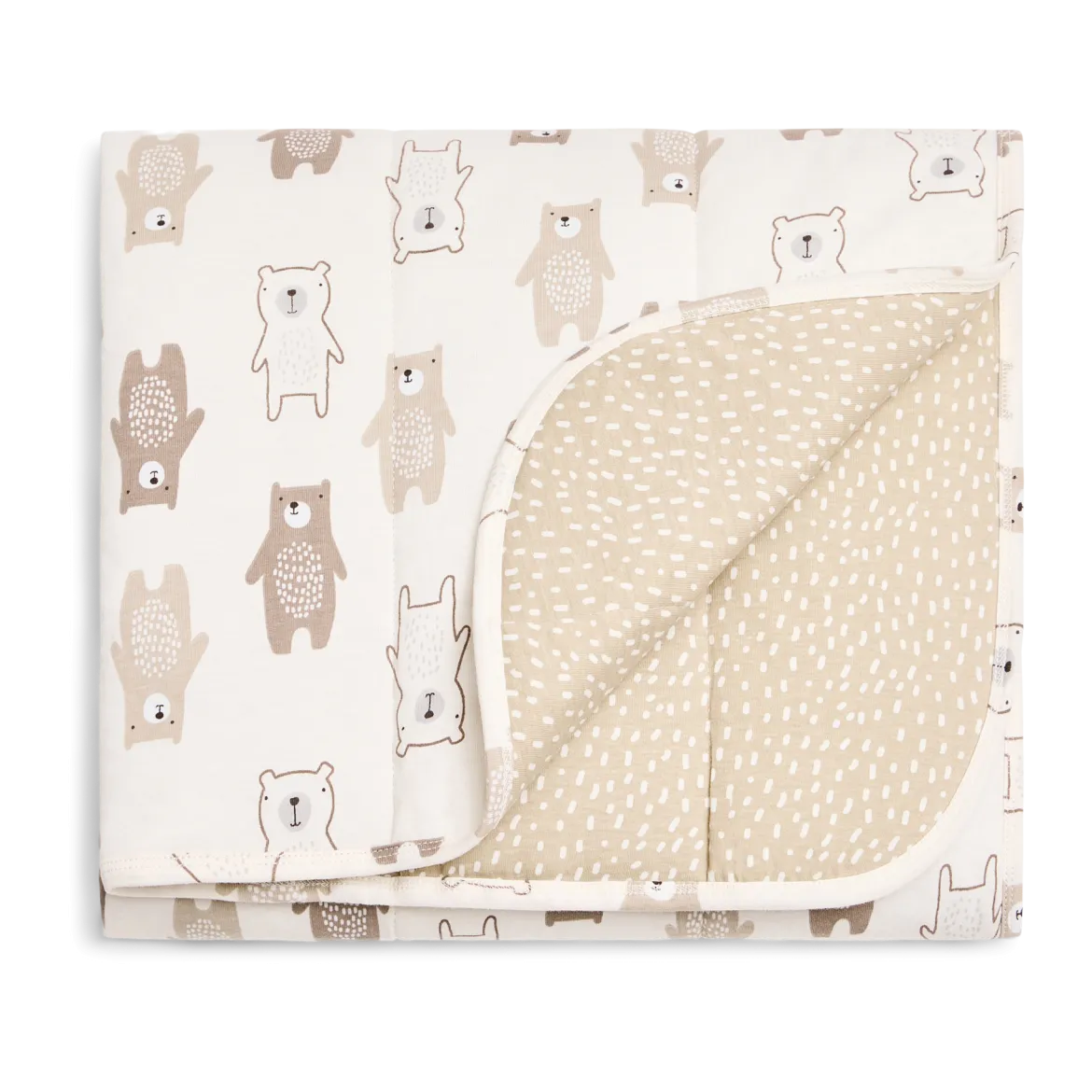 Organic Cotton Quilted Blanket