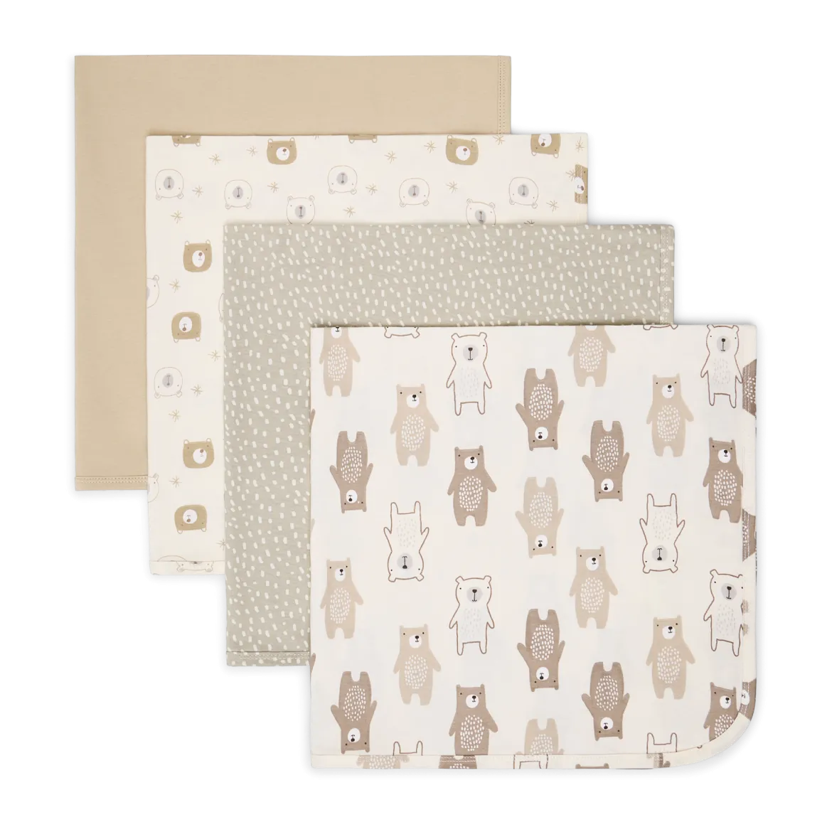 Organic Cotton Receiving Blanket (4 Pack)