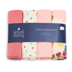 Organic Cotton Receiving Blanket (4 Pack)