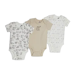 Organic Cotton Short Sleeve Bodysuit & Pant 6-Piece Gift Set