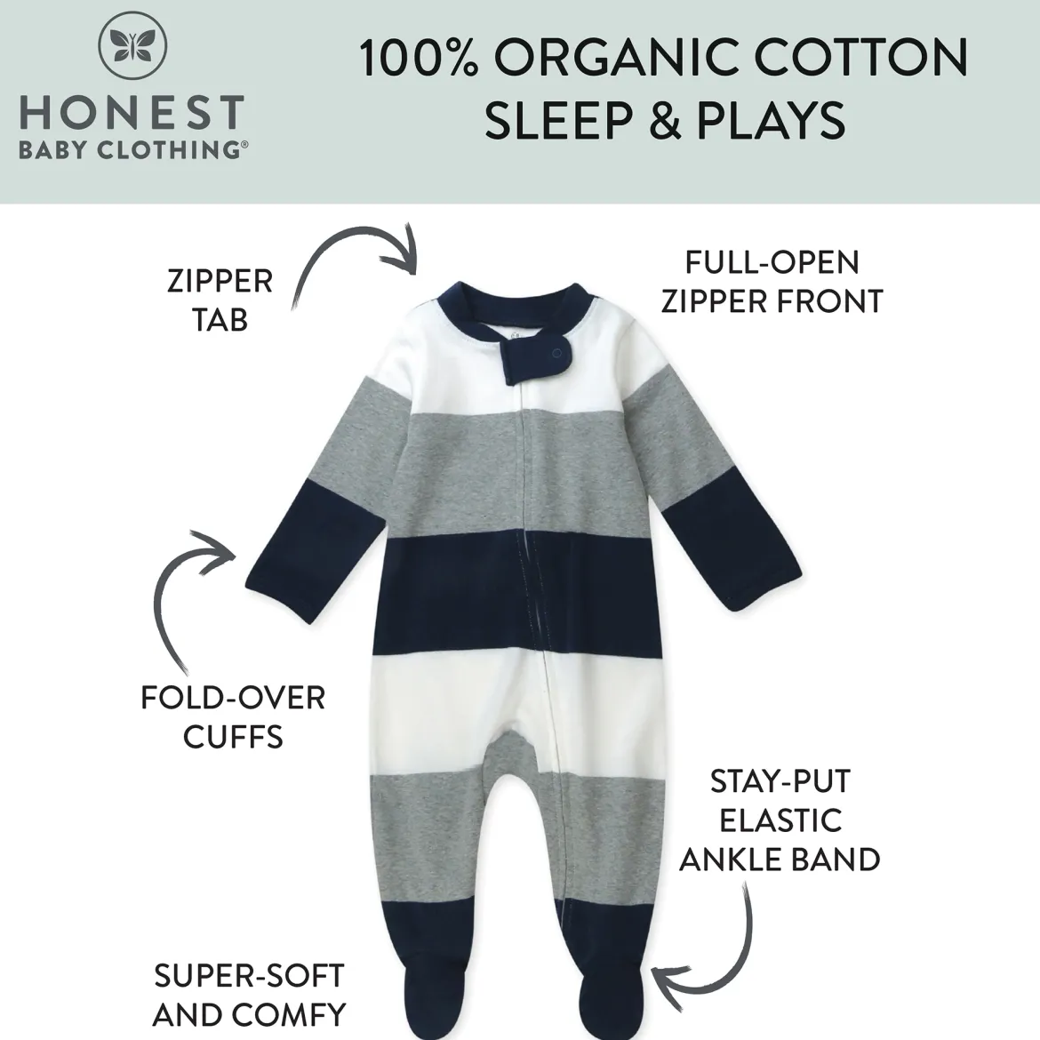 Organic Cotton Sleep & Play